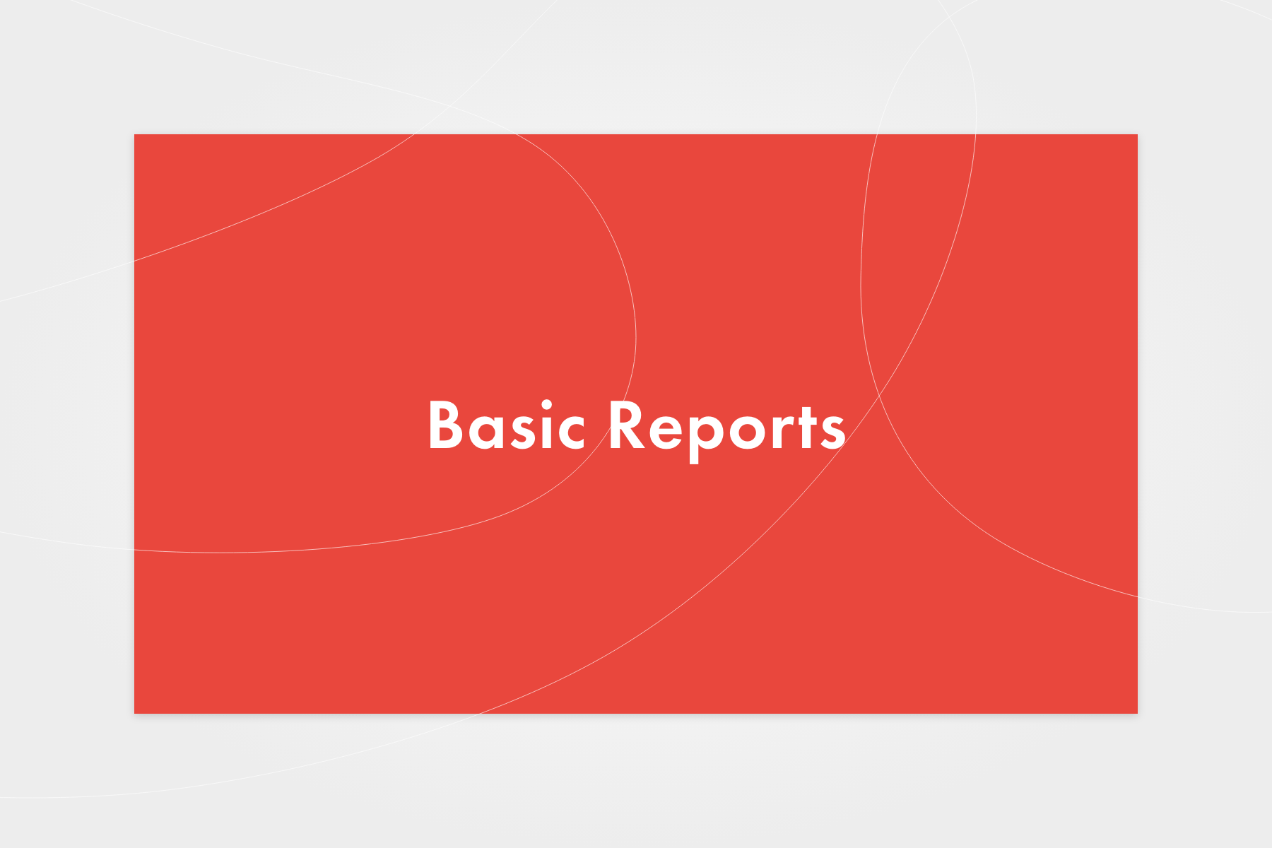 SINUS Infopaket Basic Reports