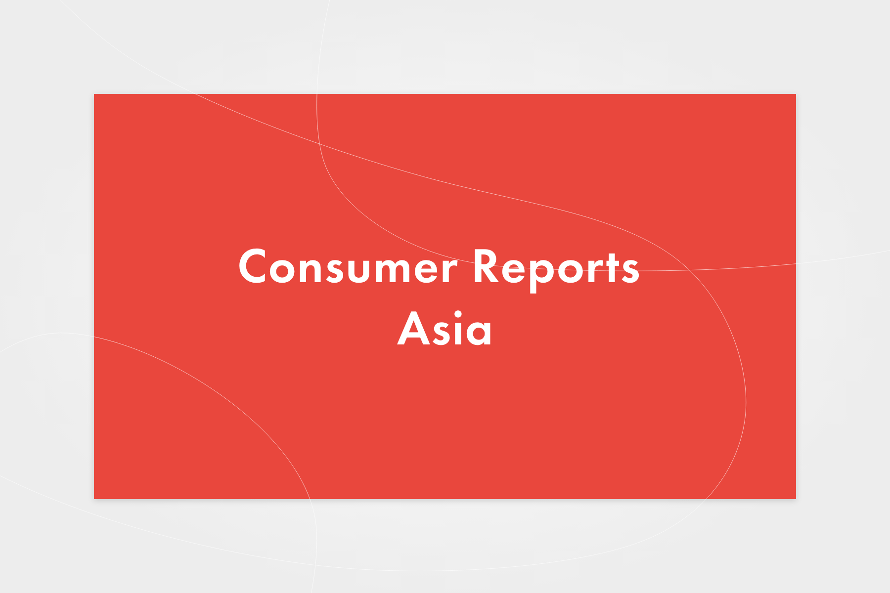 SINUS Infopaket Consumer Reports Asia