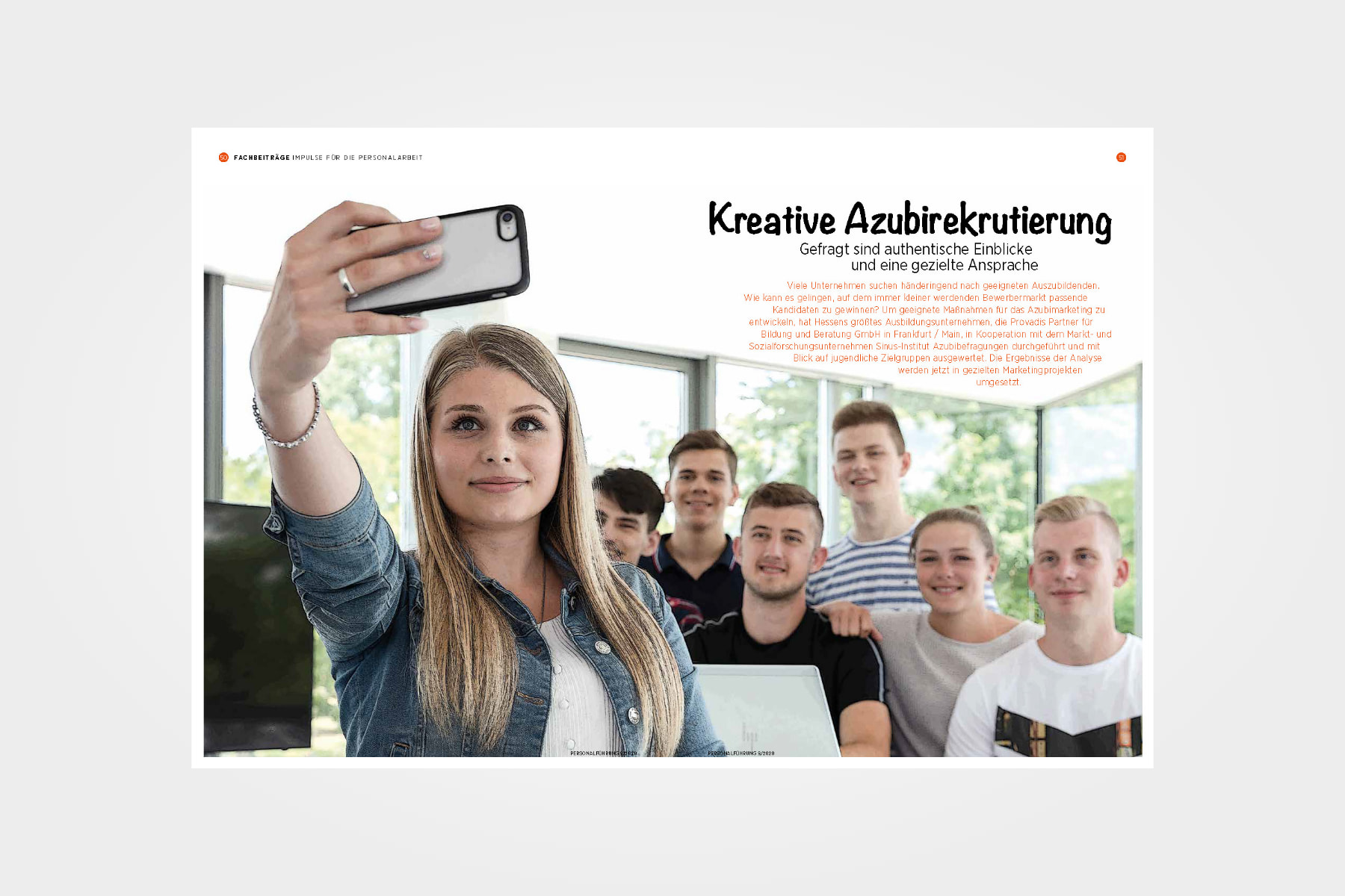 Target groups for Provadis training programs